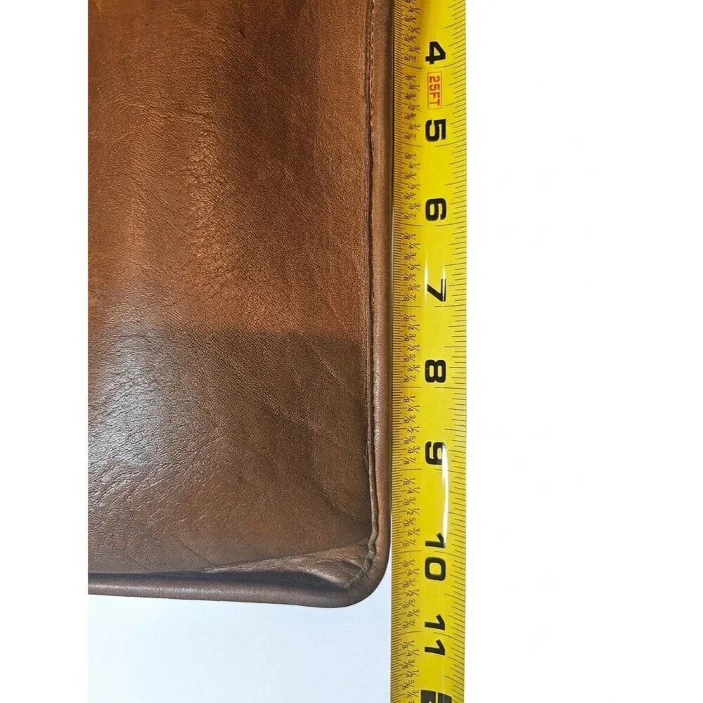 ​Vintage Coach Metropolitan Leather Briefcase 5090 British Tan USA Laptop Bag